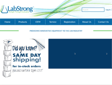 Tablet Screenshot of labstrong.com